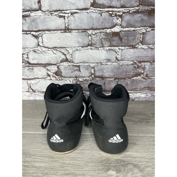 Adidas Wrestling Sneakers Shoes Black Lace Up Hook Loop Strap Men 6M US/38 2/3EU - Picture 3 of 16